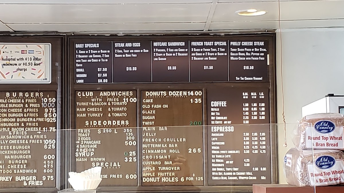 Jim Georgie's Donuts Menu - Image 2